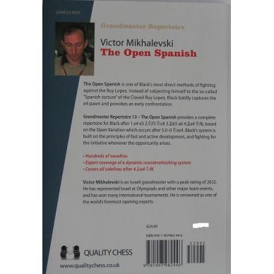 Grandmaster Repertoire 13 - The Open Spanish by Victor Mikhalevski, Opening  chess book by Quality Chess