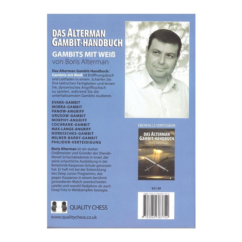 B.Alterman "Das Alterman Gambit-Handbuch. Gambits mit Weib" ( K-3690/w)